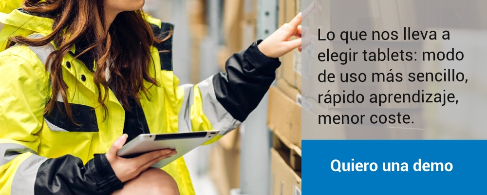 ¿Por qué un SGA en tablet?  El tamaño importa - Proxium ERP
